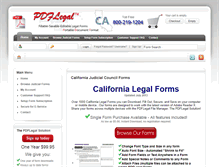 Tablet Screenshot of pdflegal.com